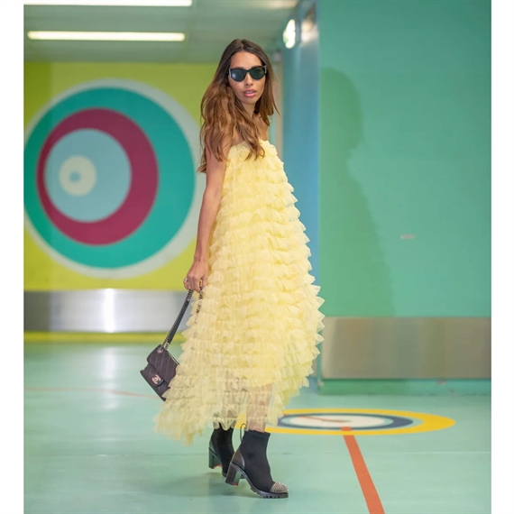 EMM Copenhagen Tulle Skirt, Yellow 